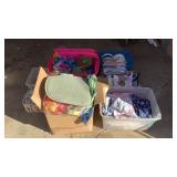 5 Totes of Assorted Craft Material-