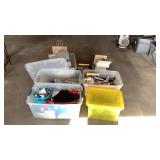 (Qty 6) Totes of Craft Material-