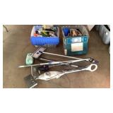 Assorted Painting and Cleaning Supplies-