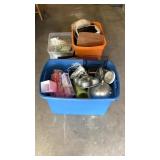 (Qty 3) Totes of Assorted Kitchen Supplies-