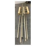 (11) 1"x1"Aluminum Angle Posts