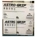(2) Astro-Grip 1000Ct XL Nitrile Gloves