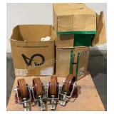 8" Casters, Gloves & Totes