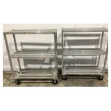 (2) Win-Holt Aluminum Dunnage Racks