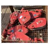 (6) Mckissick 15 Ton 3/4" Snatch Blocks