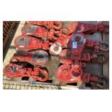 (11) Assorted 8 Ton Snatch Blocks