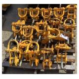 (16) General Clamp 5 Ton Beam Clamps S3