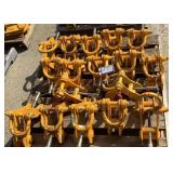 (17) General Clamp 5-1/2 Ton Beam Clamps S6