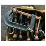 (10) 4" C-Clamps 404