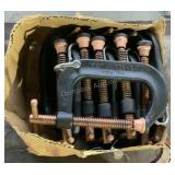 (10) 4" C-Clamps 404