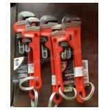 (5) Assorted Ridgid Pipe Wrenches