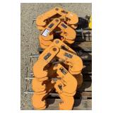 (10) Harrington 5 Ton Beam Clamps