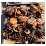 (8) Harrington 3 Ton Chain Hoists