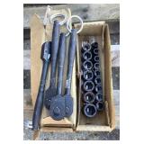 (4) Williams 1/2" Sockets with Ratchet Sets