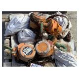 (4) Harrington 2 Ton Chain Hoists