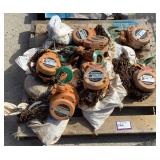 (8) Harrington 2 Ton Chain Hoists