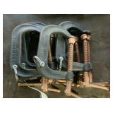 (8) 4" C-Clamps 404