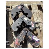 (3) 10 Ton Beam Clamps