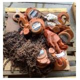 (4) Harrington 5 Ton Chain Hoists