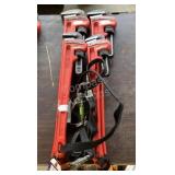 (4) Assorted Ridgid Pipe Wrenches