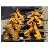 (7) General Clamp 11 Ton Beam Clamps S4A