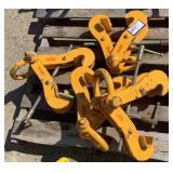 (4) General Clamp 11 Ton Beam Clamps S4A