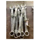 (7) Williams 1-7/8" Combo Wrenches