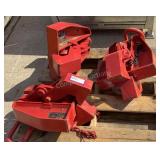 (3) Clamp Co 15 Ton Beam Clamps F15