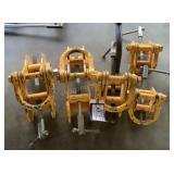 (5) Assorted Beam Clamps
