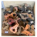 (14) Assorted Pipe Clamps