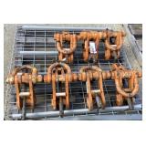 (7) General Clamp 10 Ton Beam Clamps S11