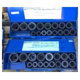 (2) Williams 3/4" Impact Sockets Sets
