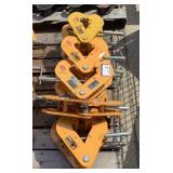 (12) Harrington 3 Ton Beam Clamps