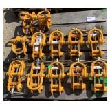 (12) General Clamp 3 Ton Beam Clamps S2