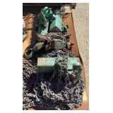 (3) J.D. Neuhaus 2 Ton Pneumatic Chain Hoists