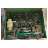 Greenlee 3/4" to 4" Hydraulic Knockout Set