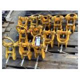 (12) General Clamp 5 Ton Beam Clamps S3