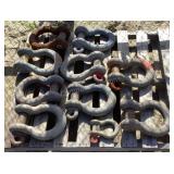 (10) Assorted Shackles