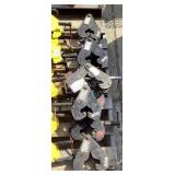 (9) CM 1 Ton Beam Clamps