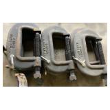 (6) Williams 6" Heavy Service C-Clamps
