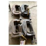 (9) Williams 8" Heavy Service C-Clamps