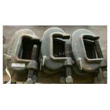 (6) Williams 4" Heavy Service C-Clamps