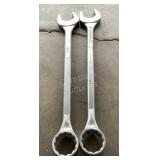 (2) Wright Tool 2-3/4" Combo Wrenches