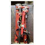 (4) Assorted Ridgid Pipe Wrenches