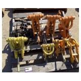 (10) Assorted Beam Clamps
