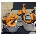 (2) Harrington 5 Ton Chain Hoists