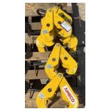 (5) CM 5-1/2 Ton Beam Clamps