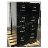 (3) Staples/Hon 4 Drawer File Cabinet