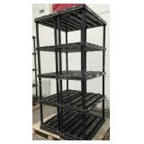 (2) Plastic Shelving Units