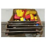 4' Folding Tables & Plastic Bins